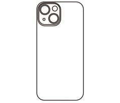 Hydrogel - matná zadní ochranná fólie - iPhone 15