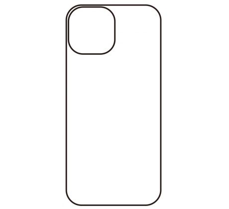 Hydrogel - matná zadní ochranná fólie - iPhone 15 