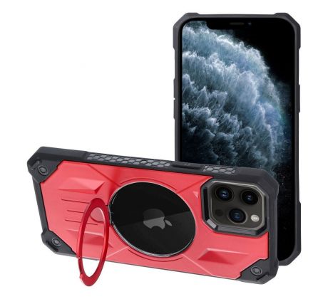 Armor Mag Cover  s MagSafe  iPhone 11 Pro Max červený