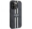 Original   GUESS GUHMP14LP4RPSK  iPhone 14 Pro (Magsafe 4G Printed Stripes / černý)