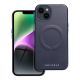 Roar Kožený kryt Mag Case -  iPhone 14  tmavěmodrý