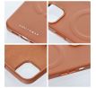 Roar Kožený kryt Mag Case -  iPhone 13 Pro Brown