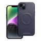 Roar Kožený kryt Mag Case -  iPhone 14 Plus  tmavěmodrý
