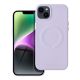 Roar Kožený kryt Mag Case -  iPhone 14 Plus fialový