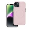 Roar Kožený kryt Mag Case -  iPhone 14 Plus    růžový purpurový