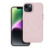Roar Kožený kryt Mag Case -  iPhone 14    růžový purpurový