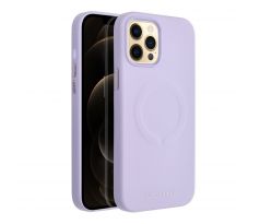 Roar Kožený kryt Mag Case -  iPhone 12 Pro Max fialový