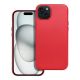 Kožený kryt Mag Cover  iPhone 15 Plus červený