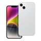 Roar Matte Glass Case  -  iPhone 14 Plus stříbrný