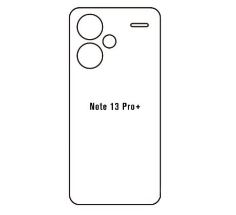 Hydrogel - zadní ochranná fólie - Xiaomi Redmi Note 13 Pro+ 5G 