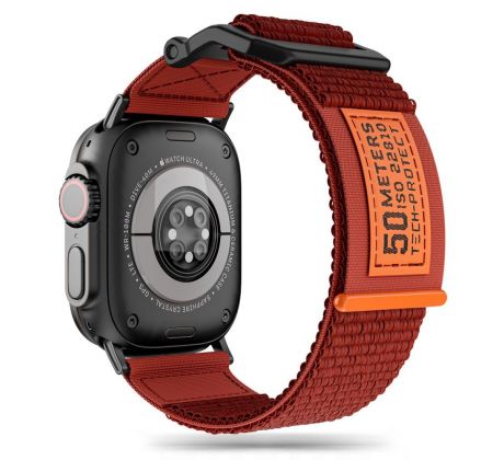 ŘEMÍNEK TECH-PROTECT SCOUT APPLE WATCH 4 / 5 / 6 / 7 / 8 / 9 / SE / ULTRA 1 / 2 (42 / 44 / 45 / 49 mm) ORANGE