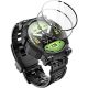 KRYT S ŘEMÍNKEM + 2 OCHRANNÉ TVRZENÉ SKLÁ SUPCASE IBLSN ARMORBOX 2-SET SAMSUNG GALAXY WATCH 4 / 5 / 6 (44 mm) BLACK
