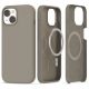 KRYT TECH-PROTECT SILICONE MAGSAFE iPhone 15 TITANIUM