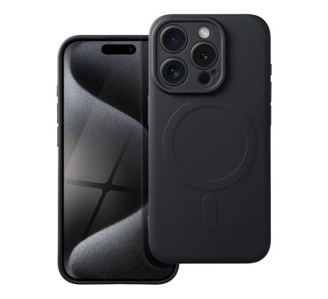 Silicone Mag Cover  s MagSafe  iPhone 15 Pro černý