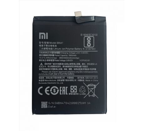 Baterie Xiaomi Redmi Note 6 Pro, Mi A2 Lite BN47 4000mAh (Service Pack)