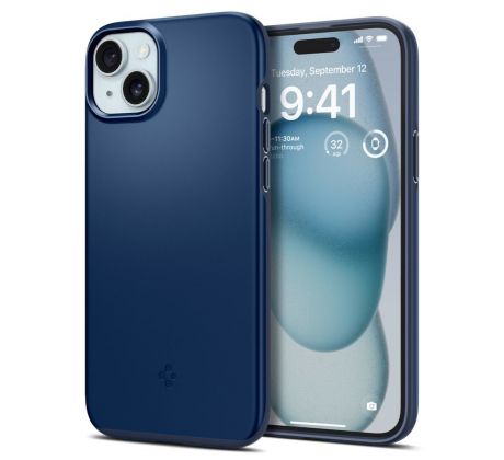 KRYT SPIGEN THIN FIT iPhone 15 NAVY BLUE