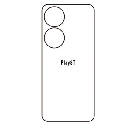 Hydrogel - matná zadní ochranná fólie - Huawei Honor Play 8T Pro
