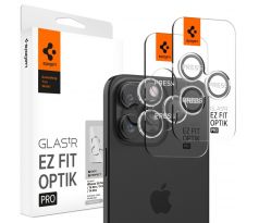 OCHRANA FOTOAPARÁTU SPIGEN OPTIK.TR ”EZ FIT” CAMERA PROTECTOR 2-PACK iPhone 14 Pro / PRO Max / 15 Pro / PRO Max CRYSTAL CLEAR