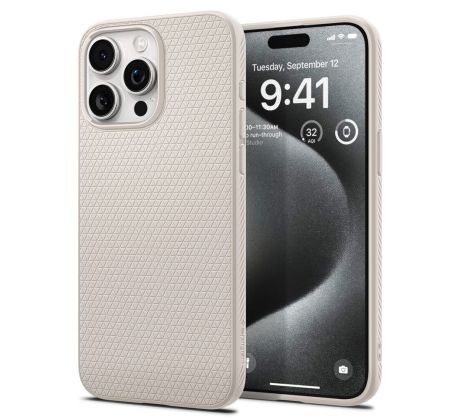 KRYT SPIGEN LIQUID Air iPhone 15 Pro NATURAL TITANIUM