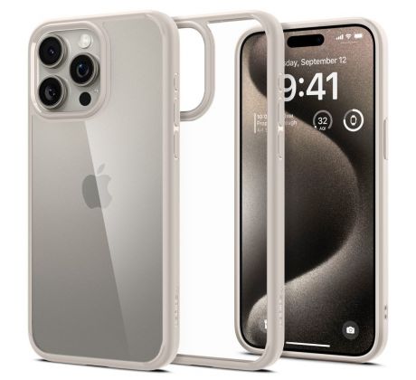 KRYT SPIGEN ULTRA HYBRID iPhone 15 Pro NATURAL TITANIUM