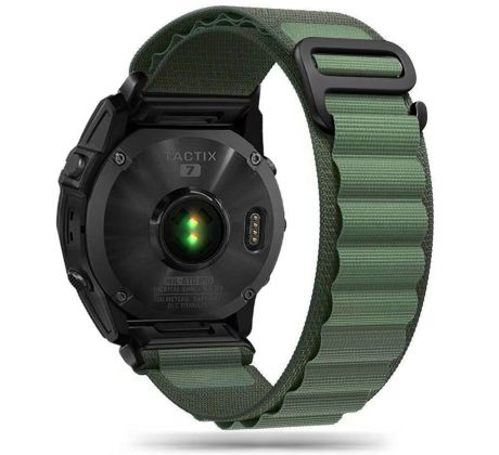 ŘEMÍNEK TECH-PROTECT NYLON PRO GARMIN FENIX 5 / 6 / 6 PRO / 7 MILITARY GREEN