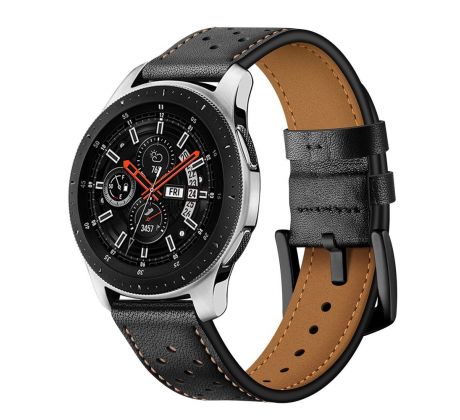 ŘEMÍNEK TECH-PROTECT LEATHER SAMSUNG GALAXY WATCH 42mm BLACK