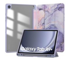 KRYT TECH-PROTECT SC PEN HYBRID SAMSUNG GALAXY TAB A9+ Plus 11.0 X210 / X215 / X216 VIOLET MARBLE