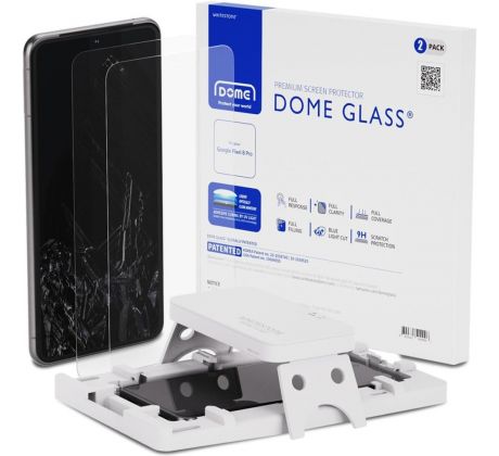 OCHRANNÉ TVRZENÉ SKLO WHITESTONE DOME GLASS 2-PACK GOOGLE PIXEL 8 PRO CLEAR