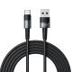 KÁBEL TECH-PROTECT ULTRABOOST TYPE-C CABLE 66W/6A 300CM GREY