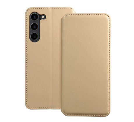 Dual Pocket book  Samsung Galaxy S24 Plus zlatý
