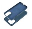 Kožený kryt Mag Cover  iPhone 15 Pro Max indigo modrý