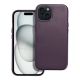 Kožený kryt Mag Cover  iPhone 15  fialový