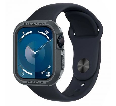 ŘEMÍNEK SPIGEN RUGGED ARMOR APPLE WATCH 4 / 5 / 6 / 7 / 8 / 9 / SE (44 / 45 mm) DARK GREY