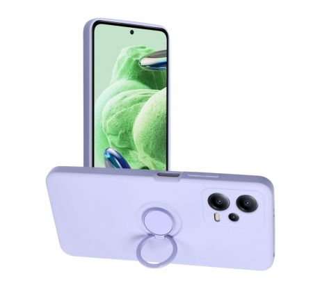 SILICONE RING Case  Xiaomi Redmi Note 12 5G fialový