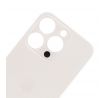Apple iPhone 15 Pro Max - Náhradní zadní sklo housingu (White Titanium)