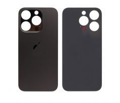 Apple iPhone 15 Pro Max - Náhradní zadní sklo housingu (Black Titanium)