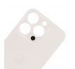 Apple iPhone 15 Pro - Náhradní zadní sklo housingu (White Titanium) 