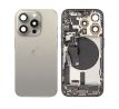Apple iPhone 15 Pro - Zadní housing s předinstalovanými díly (Natural Titanium) 