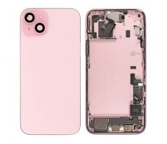 Apple iPhone 15 Plus - Zadní housing s předinstalovanými díly (pink)