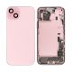 Apple iPhone 15 - Zadní housing s předinstalovanými díly (pink) 