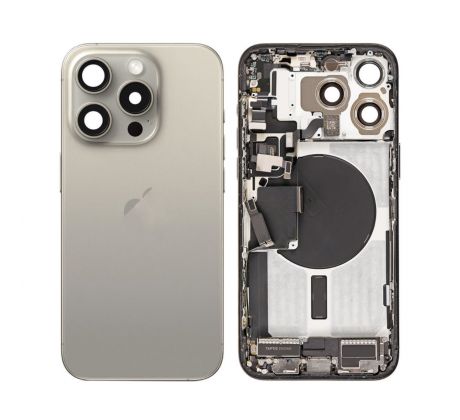 Apple iPhone 14 Pro - Zadní housing s předinstalovanými díly (Gold) 