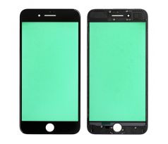  Oleofobní náhradní černé přední sklo s rámem na iPhone 7 Plus