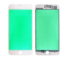  Oleofobní náhradní bílé přední sklo s rámem na iPhone 7 Plus