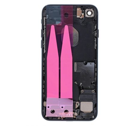 Zadní kryt iPhone 7 černý / Jet Black s malými díly