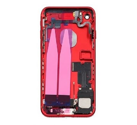 Zadní kryt iPhone 7 červený / red s malými inštaovanými díly