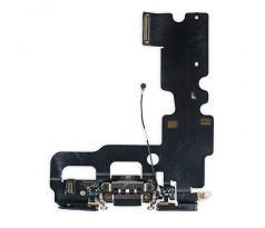 iPhone 7 - Černý nabíjecí konektor + flex kabel s mikrofonem