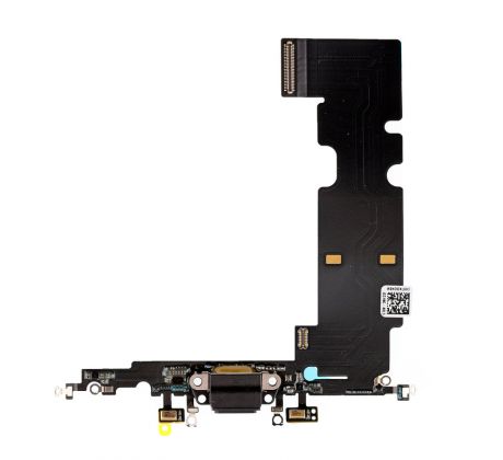 iPhone 8 Plus - Dokovací nabíjecí flex s mikrofonem - černý