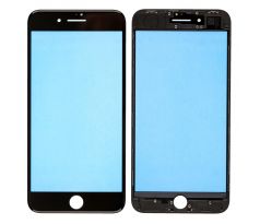  Oleofobní náhradní černé přední sklo s rámem na iPhone 8 Plus