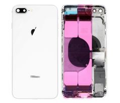 iPhone 8 Plus - Zadní kryt - housing iPhone 8 Plus - bílý s malými díly