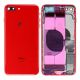 iPhone 8 Plus - Zadní kryt - housing iPhone 8 Plus - červený s malými díly (PRODUCT)RED™